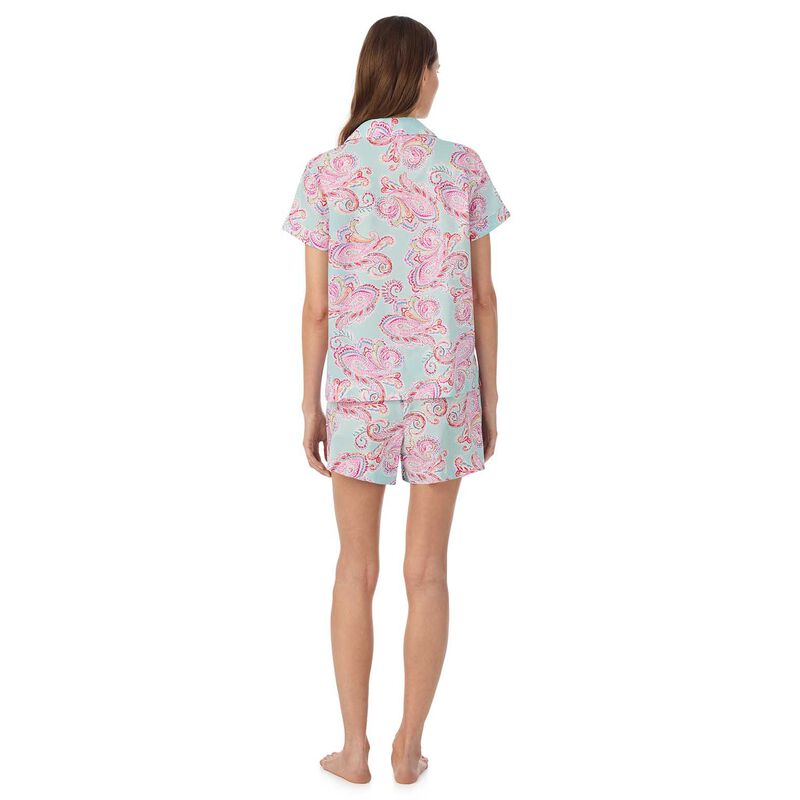 Lauren Ralph Lauren Cotton Lawn S/S Notch Collar Boxer Set image number 1